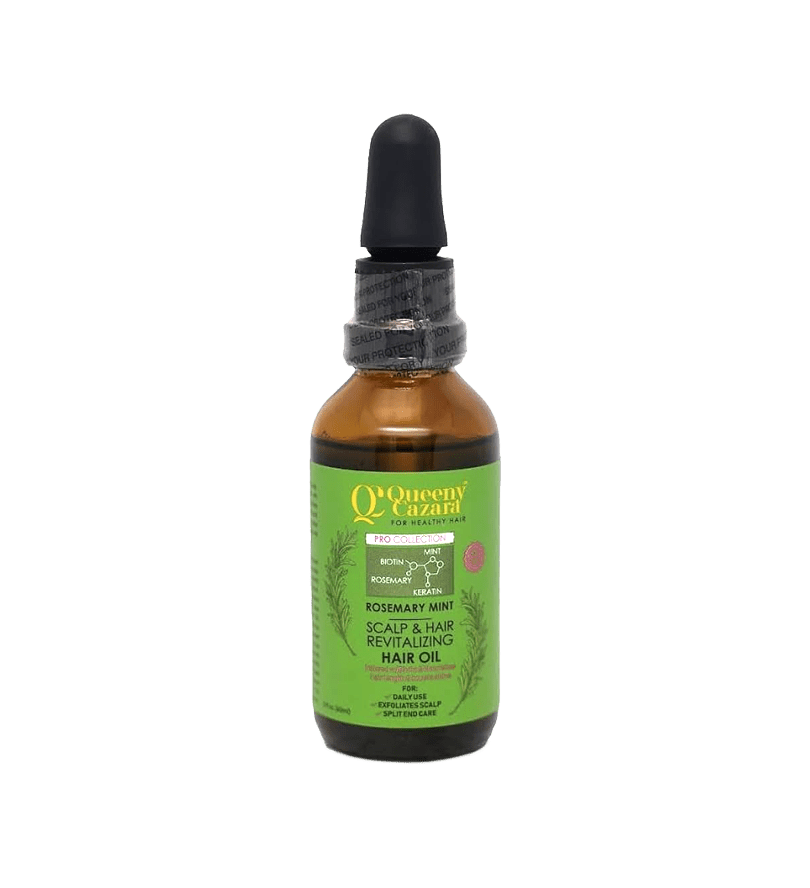 Queeny Cazara Rosemary Mint Scalp & Hair Revitalizing Hair Oil 60ml